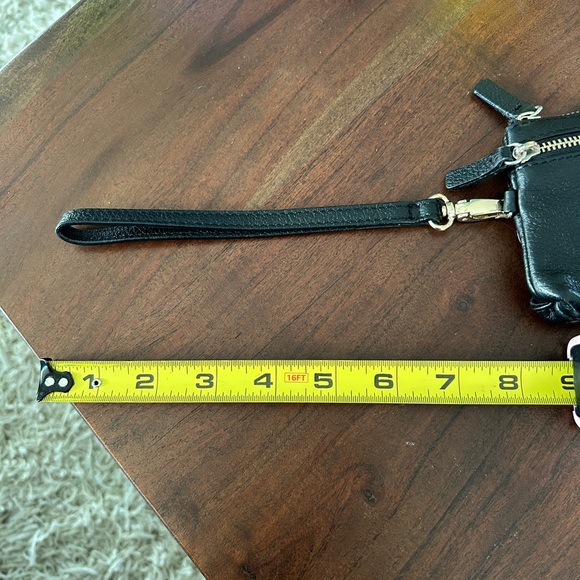 DANIER Leather Wallet with Strap in Black - Picture 11 of 12